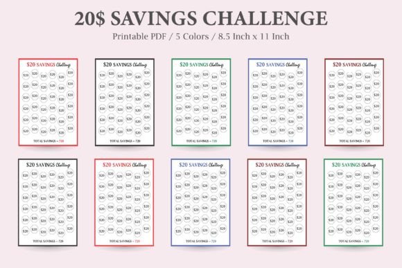 20 USD Saving Challenge: A Practical Savings Tracker for Real Results