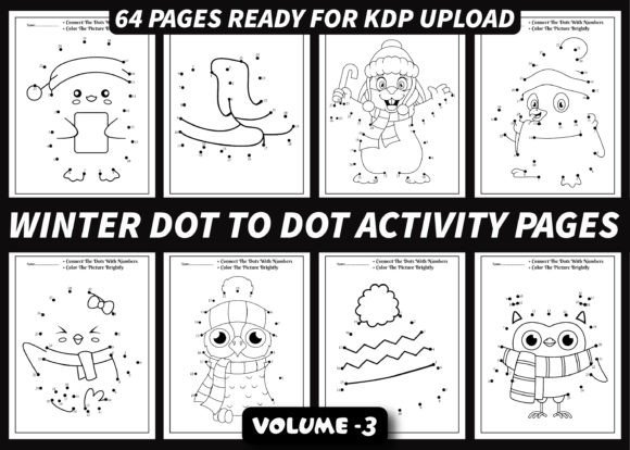 30 Winter Dot to Dot Activity Pages: A Fun and Educational Indoor Adventure for Kids