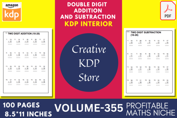 Addition and Subtraction Volume-355 for Practical Math Practice