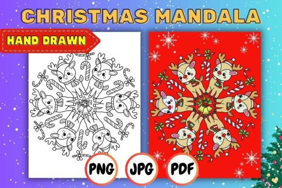 Christmas Mandala Coloring Page 12: Creative Ideas & Uses