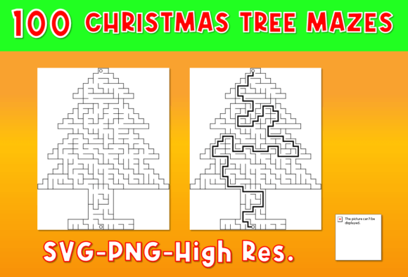 Christmas Tree Mazes 100 Puzzles: A Practical Evaluation for Teachers, Publishers, and Creators