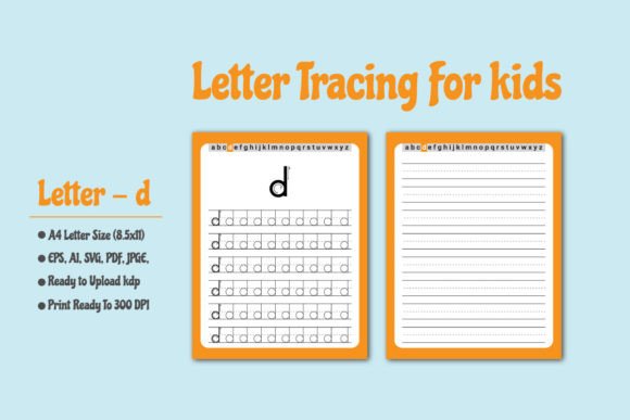 Creating Scalable Educational Products: The Strategic Value of Kids Letter Tracing Worksheet - D and Kids Letter Tracing Worksheet - d