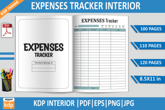 Expenses Tracker KDP Interior Template: A Practical Solution for Financial Organization and Publishing Success