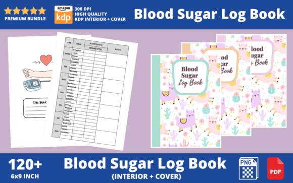Lama Cute Blood Sugar Log Book: Your Reliable Daily Companion for Better Glucose Management