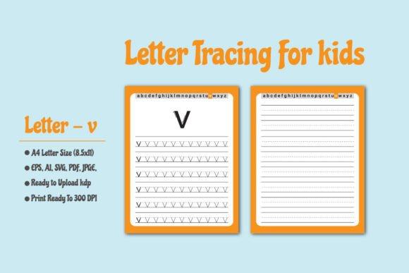 Mastering the Letter V: A Complete Guide to Kids Letter Tracing Worksheet - V for Learning and Publishing