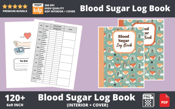 Taking Control of Your Health: The Fox Cute Forest Blood Sugar Log Book