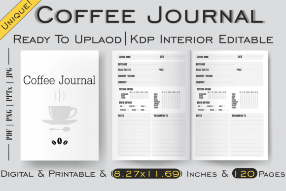 The Coffee Tasting Journal – KDP Interior: A Blueprint for Discovering Your Ultimate Cup