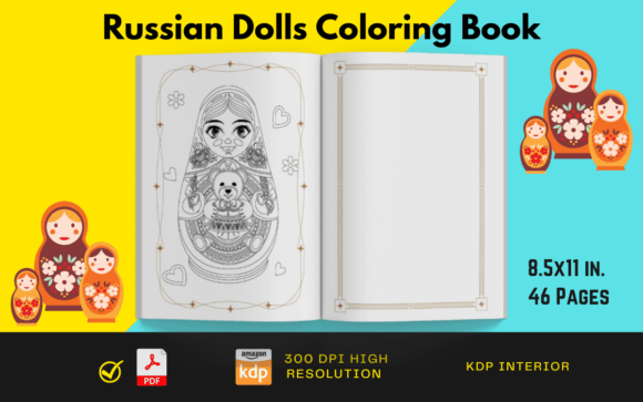 Using the Russian Dolls Coloring Book for Creative Workflows and Practical Projects