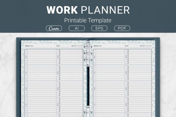 Work Planner Printable Template: A Practical Tool for Weekly Task Management